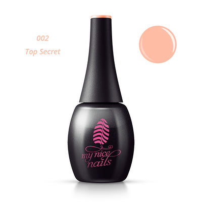 002 Top Secret - Gel Polish Color by My Nice Nails (bottle front side)