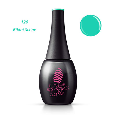 126 Bikini Scene - Gel Polish Color by My Nice Nails (bottle front side)
