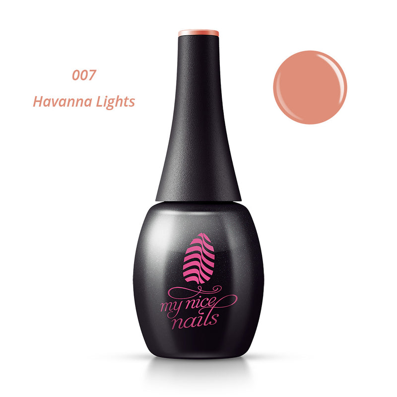 007 Havanna Lights - Gel Polish Color by My Nice Nails (bottle front side)