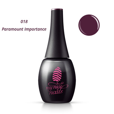 018 Paramount Importance - Gel Polish Color by My Nice Nails (bottle front side)