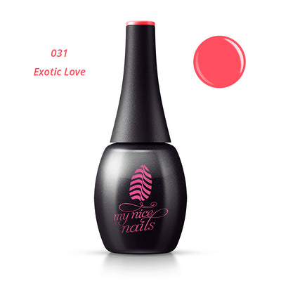 031 Exotic Love - Gel Polish Color by My Nice Nails (bottle front side)