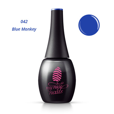 042 Blue Monkey - Gel Polish Color by My Nice Nails (bottle front side)