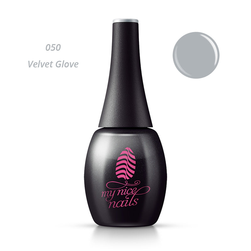 050 Velvet Glove - Gel Polish Color by My Nice Nails (bottle front side)