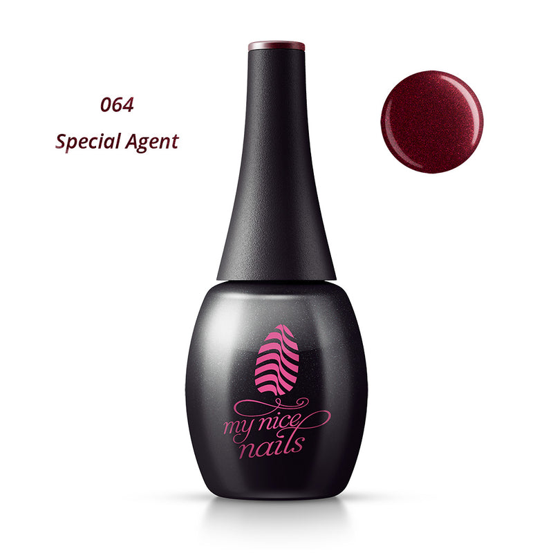 064 Special Agent - Gel Polish Color by My Nice Nails (bottle front side)