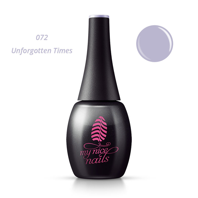 072 Unforgotten Times - Gel Polish Color by My Nice Nails (bottle front side)