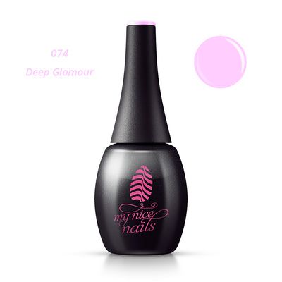 074 Deep Glamour - Gel Polish Color by My Nice Nails (bottle front side)