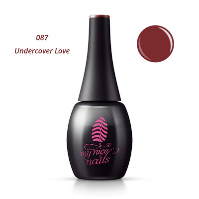 087 Undercover Love - Gel Polish Color by My Nice Nails (bottle front side)