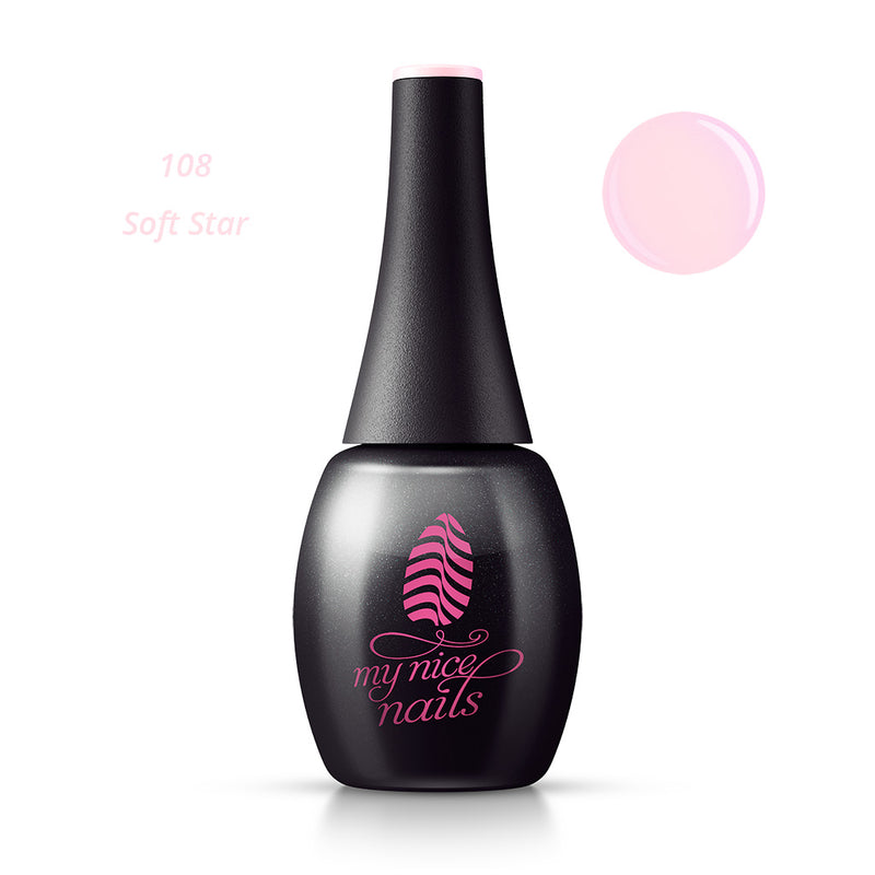 108 Soft Star - Gel Polish Color by My Nice Nails (bottle front side)