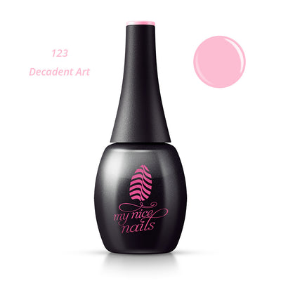 123 Decadent Art - Gel Polish Color by My Nice Nails (bottle front side)