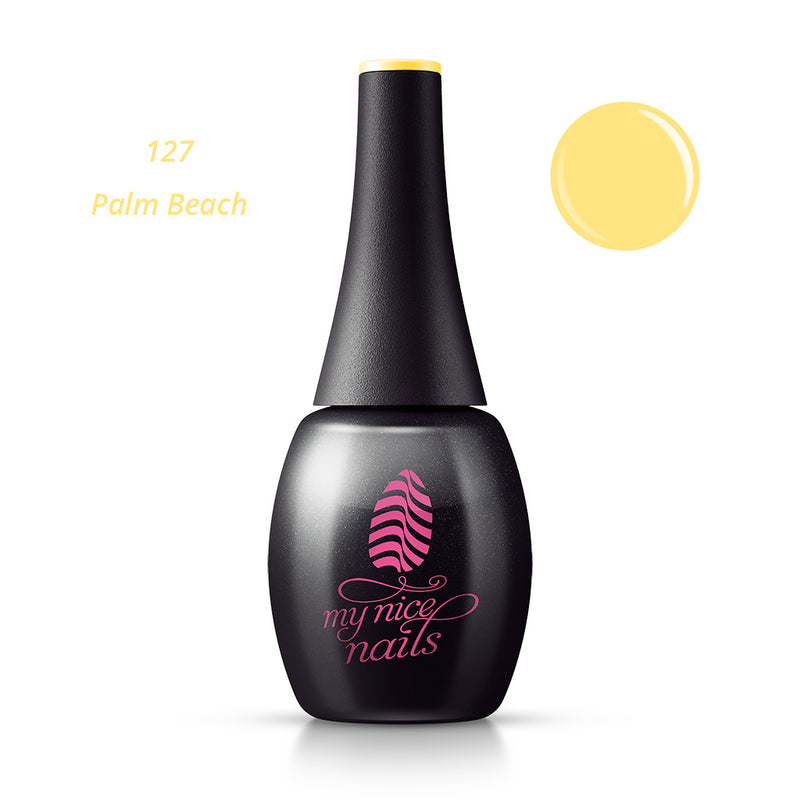 127 Palm Beach - Gel Polish Color by My Nice Nails (bottle front side)